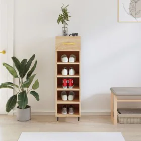 Zapatero madera de ingeniería roble Sonoma 30x35x105 cm von , Schränke und Lagerung - Ref: Foro24-829655, Preis: 55,18 €, Rab...