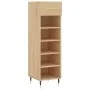 Zapatero madera de ingeniería roble Sonoma 30x35x105 cm de , Armarios y almacenamiento - Ref: Foro24-829655, Precio: 55,18 €,...