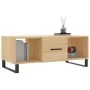 Mesa de centro madera contrachapada roble Sonoma 102x50x40 cm by , Coffee table - Ref: Foro24-829327, Price: 51,99 €, Discoun...
