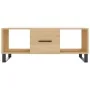 Mesa de centro madera contrachapada roble Sonoma 102x50x40 cm by , Coffee table - Ref: Foro24-829327, Price: 51,99 €, Discoun...