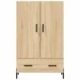 Aparador alto madera de ingeniería roble Sonoma 69,5x31x115 cm de , Aparadores - Ref: Foro24-828247, Precio: 101,19 €, Descue...