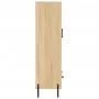 Aparador alto madera de ingeniería roble Sonoma 69,5x31x115 cm de , Aparadores - Ref: Foro24-828247, Precio: 101,19 €, Descue...