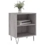 Mesita de noche 2 uds madera ingeniería gris Sonoma 40x30x50 cm de , Mesitas de noche - Ref: Foro24-826793, Precio: 53,40 €, ...