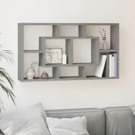 Estantería de pared con 8 compartimentos gris hormigón by , Shelves and shelves - Ref: Foro24-342590, Price: 50,83 €, Discoun...