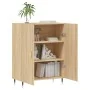 Aparador de madera de ingeniería roble Sonoma 69,5x34x90 cm by , Sideboards - Ref: Foro24-827703, Price: 74,78 €, Discount: %