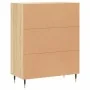 Aparador de madera de ingeniería roble Sonoma 69,5x34x90 cm by , Sideboards - Ref: Foro24-827703, Price: 74,78 €, Discount: %