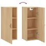 Armario de pared roble Sonoma 34,5x34x90 cm by , Sideboards - Ref: Foro24-828831, Price: 50,58 €, Discount: %