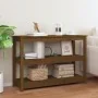 Mesa consola de madera maciza de pino marrón miel 110x40x74 cm by , Side tables - Ref: Foro24-821667, Price: 83,22 €, Discoun...