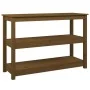 Mesa consola de madera maciza de pino marrón miel 110x40x74 cm by , Side tables - Ref: Foro24-821667, Price: 83,22 €, Discoun...