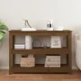 Mesa consola de madera maciza de pino marrón miel 110x40x74 cm by , Side tables - Ref: Foro24-821667, Price: 83,22 €, Discoun...