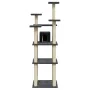 Rascador para gatos con postes de sisal gris oscuro 171 cm by , Cat furniture - Ref: Foro24-171487, Price: 77,50 €, Discount: %