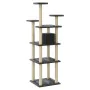 Rascador para gatos con postes de sisal gris oscuro 171 cm by , Cat furniture - Ref: Foro24-171487, Price: 77,50 €, Discount: %