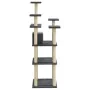 Rascador para gatos con postes de sisal gris oscuro 171 cm by , Cat furniture - Ref: Foro24-171487, Price: 77,50 €, Discount: %