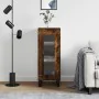 Aparador madera de ingeniería roble ahumado 34,5x34x90 cm de , Aparadores - Ref: Foro24-828825, Precio: 62,71 €, Descuento: %