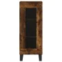 Aparador madera de ingeniería roble ahumado 34,5x34x90 cm de , Aparadores - Ref: Foro24-828825, Precio: 62,71 €, Descuento: %