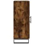 Aparador madera de ingeniería roble ahumado 34,5x34x90 cm de , Aparadores - Ref: Foro24-828825, Precio: 62,71 €, Descuento: %