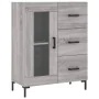 Aparador de madera de ingeniería gris Sonoma 69,5x34x90 cm by , Sideboards - Ref: Foro24-828050, Price: 77,94 €, Discount: %