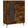 Aparador de madera de ingeniería roble ahumado 69,5x34x90 cm de , Aparadores - Ref: Foro24-828065, Precio: 100,61 €, Descuent...