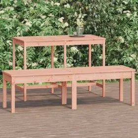 Banco de jardín 2 plazas madera maciza douglas 159,5x44x45 cm by vidaXL, garden benches - Ref: Foro24-824016, Price: 62,56 €,...