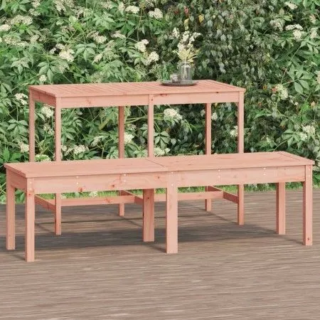 Banco de jardín 2 plazas madera maciza douglas 159,5x44x45 cm de vidaXL, Bancos de jardín - Ref: Foro24-824016, Precio: 62,70...