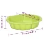 Areneros 2 unidades de plástico verde 77x87x21 cm de , Cajones de arena - Ref: Foro24-317738, Precio: 102,92 €, Descuento: %