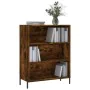 Estantería madera de ingeniería roble ahumado 69,5x32,5x90 cm de , Aparadores - Ref: Foro24-828377, Precio: 59,68 €, Descuent...