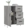 Aparador de madera de ingeniería gris Sonoma 69,5x34x90 cm de , Aparadores - Ref: Foro24-827914, Precio: 92,21 €, Descuento: %