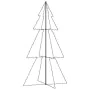 Árbol de Navidad 300 luces LED interior y exterior 120x220 cm de , Arboles de navidad - Ref: Foro24-328590, Precio: 69,66 €, ...
