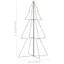 Árbol de Navidad 300 luces LED interior y exterior 120x220 cm de , Arboles de navidad - Ref: Foro24-328590, Precio: 69,66 €, ...