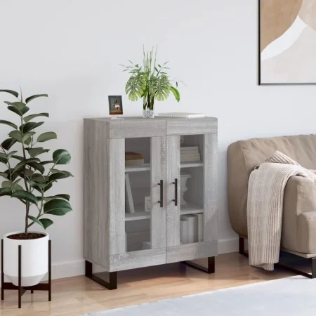 Aparador de madera de ingeniería gris Sonoma 69,5x34x90 cm von , Sideboards - Ref: Foro24-827818, Preis: 91,39 €, Rabatt: %