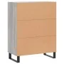 Aparador de madera de ingeniería gris Sonoma 69,5x34x90 cm von , Sideboards - Ref: Foro24-827818, Preis: 91,39 €, Rabatt: %