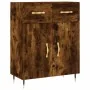 Aparador de madera de ingeniería roble ahumado 69,5x34x90 cm de , Aparadores - Ref: Foro24-827961, Precio: 82,87 €, Descuento: %