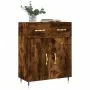 Aparador de madera de ingeniería roble ahumado 69,5x34x90 cm de , Aparadores - Ref: Foro24-827961, Precio: 82,87 €, Descuento: %