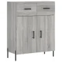 Aparador de madera de ingeniería gris Sonoma 69,5x34x90 cm de , Aparadores - Ref: Foro24-827994, Precio: 102,04 €, Descuento: %