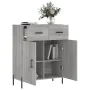 Aparador de madera de ingeniería gris Sonoma 69,5x34x90 cm de , Aparadores - Ref: Foro24-827994, Precio: 102,04 €, Descuento: %