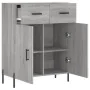 Aparador de madera de ingeniería gris Sonoma 69,5x34x90 cm de , Aparadores - Ref: Foro24-827994, Precio: 102,04 €, Descuento: %