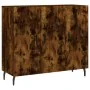 Aparador de madera de ingeniería roble ahumado 90x34x80 cm de , Aparadores - Ref: Foro24-828129, Precio: 89,92 €, Descuento: %