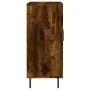 Aparador de madera de ingeniería roble ahumado 90x34x80 cm de , Aparadores - Ref: Foro24-828129, Precio: 89,92 €, Descuento: %