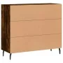 Aparador de madera de ingeniería roble ahumado 90x34x80 cm de , Aparadores - Ref: Foro24-828129, Precio: 89,92 €, Descuento: %