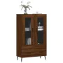 Aparador alto madera de ingeniería roble marrón 69,5x31x115 cm de , Aparadores - Ref: Foro24-828323, Precio: 96,84 €, Descuen...