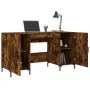 Escritorio madera de ingeniería roble ahumado 140x50x75 cm by , Desks - Ref: Foro24-829553, Price: 117,04 €, Discount: %
