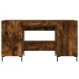 Escritorio madera de ingeniería roble ahumado 140x50x75 cm by , Desks - Ref: Foro24-829553, Price: 117,04 €, Discount: %