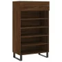 Zapatero madera de ingeniería roble marrón 60x35x105 cm by , Closets and storage - Ref: Foro24-829643, Price: 81,83 €, Discou...