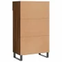 Zapatero madera de ingeniería roble marrón 60x35x105 cm by , Closets and storage - Ref: Foro24-829643, Price: 81,83 €, Discou...