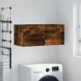Armario de pared madera ingeniería roble ahumado 80x36,5x35 cm von , Schließfächer und Lagerschränke - Ref: Foro24-830097, Pr...