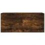 Armario de pared madera ingeniería roble ahumado 80x36,5x35 cm von , Schließfächer und Lagerschränke - Ref: Foro24-830097, Pr...