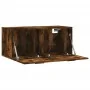 Armario de pared madera ingeniería roble ahumado 80x36,5x35 cm von , Schließfächer und Lagerschränke - Ref: Foro24-830097, Pr...