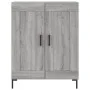 Aparador de madera de ingeniería gris Sonoma 69,5x34x90 cm by , Sideboards - Ref: Foro24-830202, Price: 81,11 €, Discount: %