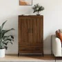 Aparador alto madera de ingeniería roble marrón 69,5x31x115 cm by , Sideboards - Ref: Foro24-830339, Price: 70,71 €, Discount: %