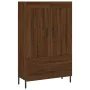 Aparador alto madera de ingeniería roble marrón 69,5x31x115 cm by , Sideboards - Ref: Foro24-830339, Price: 70,71 €, Discount: %